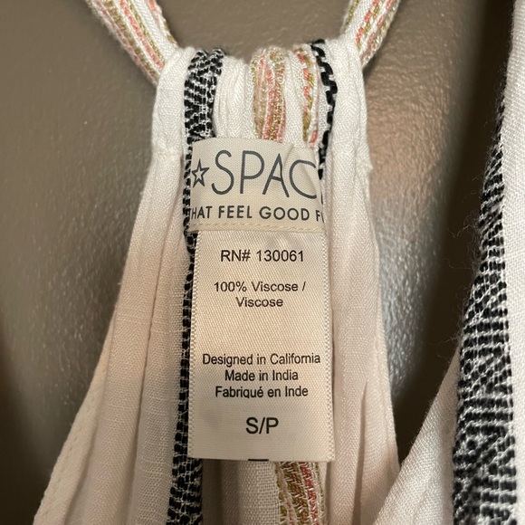 L Space White Striped Coverup - Picture 4 of 4